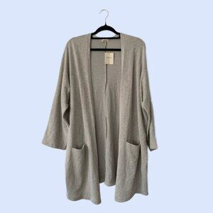 Donni Gray Open Front Cardigan